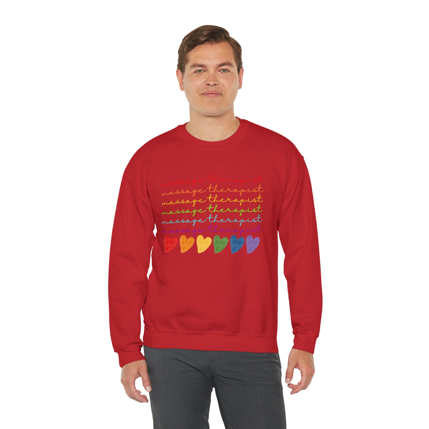 
                  
                    Unisex Heavy Blend™ Rainbow Massage Therapist Crewneck Sweatshirt
                  
                