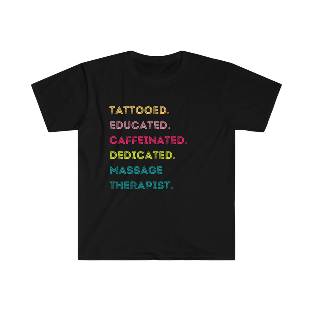 
                  
                    Unisex Tattooed and Educated Softstyle T-Shirt
                  
                