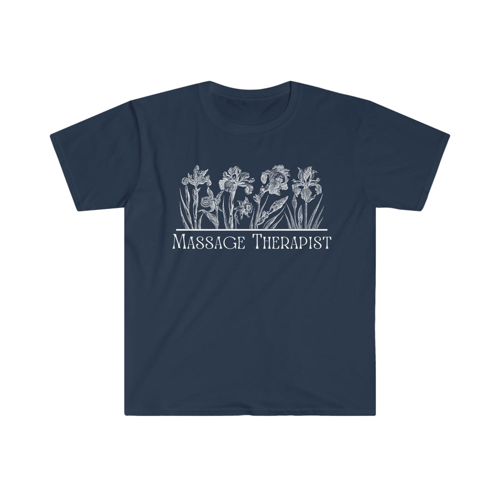 
                  
                    Unisex Flowery Massage Therapist Softstyle T-Shirt
                  
                
