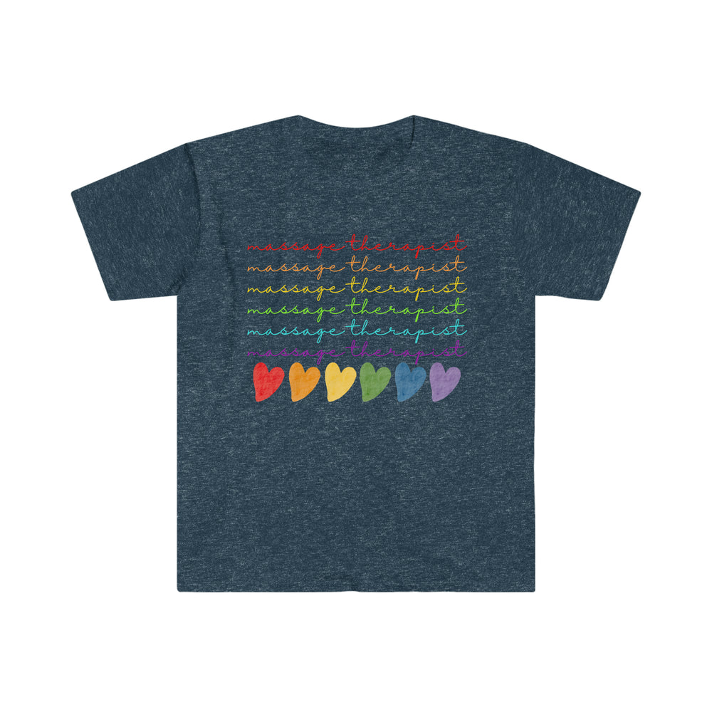 
                  
                    Unisex Rainbow Massage Therapist Softstyle T-Shirt
                  
                